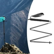 kesoto Carbon Fiber Trekking Poles Folding Trekking Cane, Ultralight Portable Walking Poles Hiking Sticks for Backpacking Travel Men 120cm